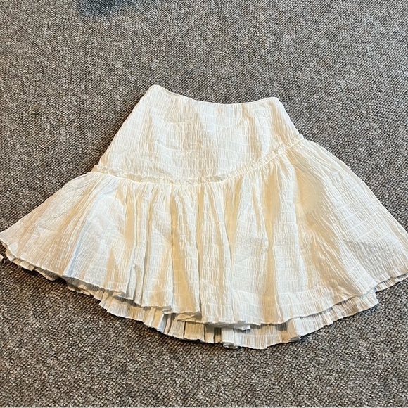 Sovere Studio Reason Mini Skirt Chalk White XS F - Picture 5 of 8